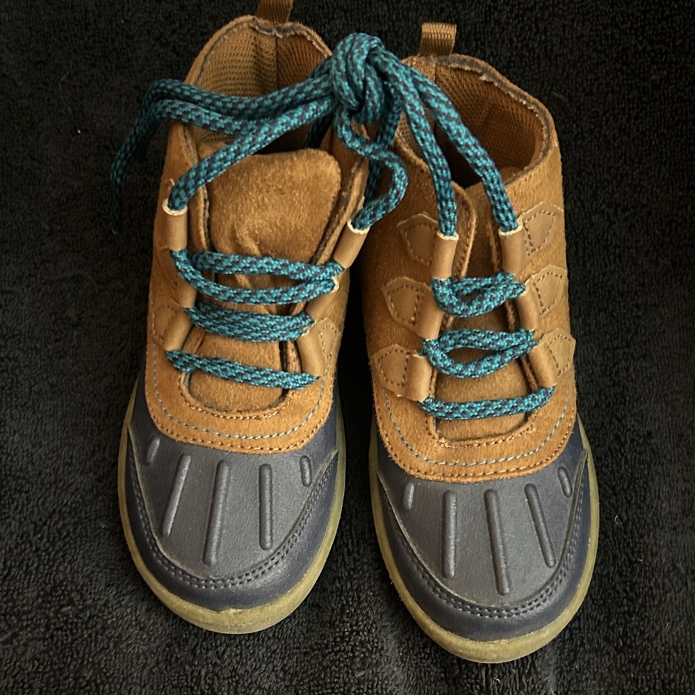 OshKosh B'gosh Brown and Gray Kids Boots
